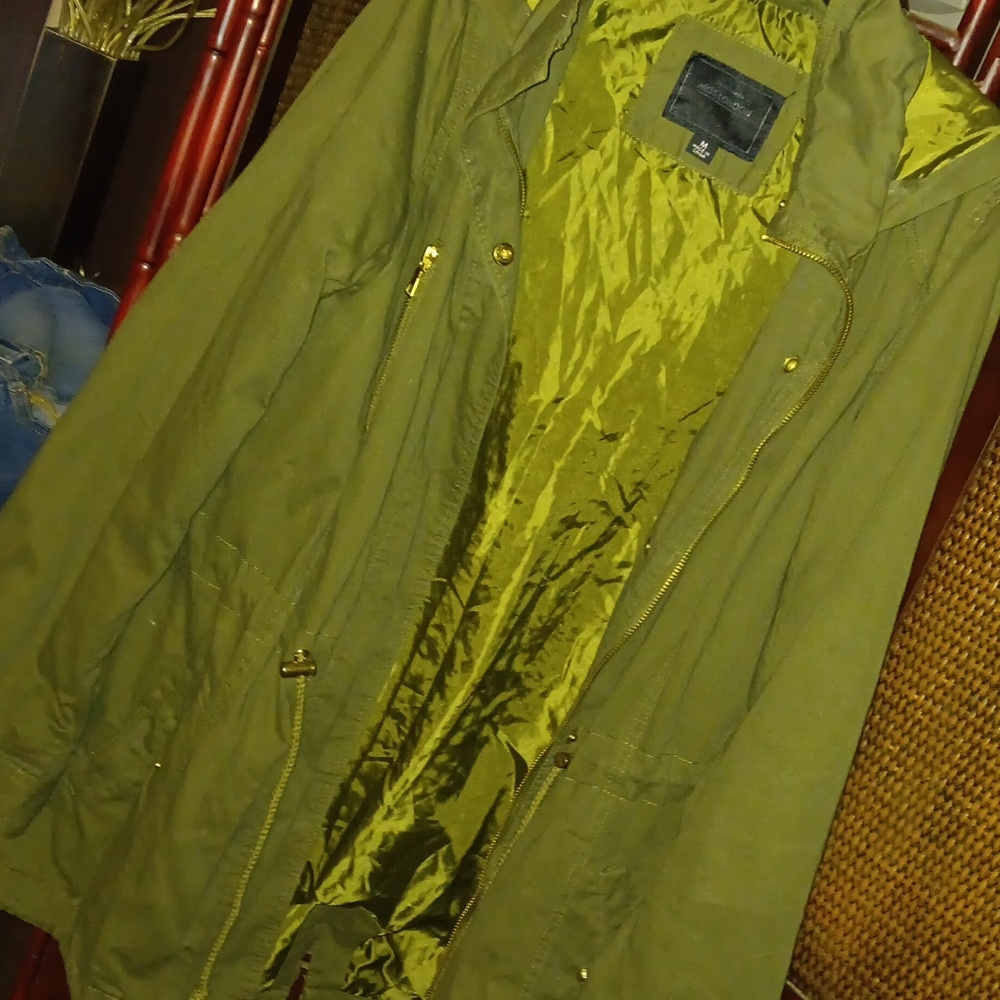 Adirondack green jacket w/hoodie